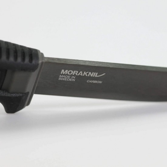 Morakniv Amberg BlackBlade - Στιβαρή Λάμα 109mm από Ανθρακούχο Ατσάλι, Scandi Grind & Αντιδιαβρωτική Προστασία DLC