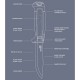 Morakniv Amberg BlackBlade - Στιβαρή Λάμα 109mm από Ανθρακούχο Ατσάλι, Scandi Grind & Αντιδιαβρωτική Προστασία DLC