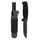 Morakniv Amberg BlackBlade - Στιβαρή Λάμα 109mm από Ανθρακούχο Ατσάλι, Scandi Grind & Αντιδιαβρωτική Προστασία DLC