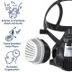 Σετ Μάσκας Δασοπυρόσβεσης Dräger X-plore 3500 με Φίλτρα ABEK1Hg-P3 Σετ δασικής πυρκαγιάς Dräger με μάσκα X-plore® 3500, συνδυαστικά φίλτρα A1B1E1K1 Hg P3 R, γυαλιά X-pect® 4200 & μαντηλάκια καθαρισμού DAISYquick
