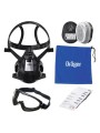 Σετ Μάσκας Δασοπυρόσβεσης Dräger X-plore 3500 με Φίλτρα ABEK1Hg-P3