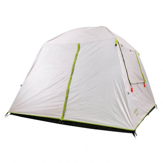 Σκηνή Camping 4 Ατόμων Διπλό Πανί Bigfour Domino 4 - 240x210x180cm Bigfour Domino 4 - Σκηνή Διπλού Πανιού με Τεχνολογία Σκίασης Silver/Black, UV+30 Προστασία & Ύψος 180cm
