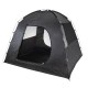 Σκηνή Camping 4 Ατόμων Διπλό Πανί Bigfour Domino 4 - 240x210x180cm Bigfour Domino 4 - Σκηνή Διπλού Πανιού με Τεχνολογία Σκίασης Silver/Black, UV+30 Προστασία & Ύψος 180cm