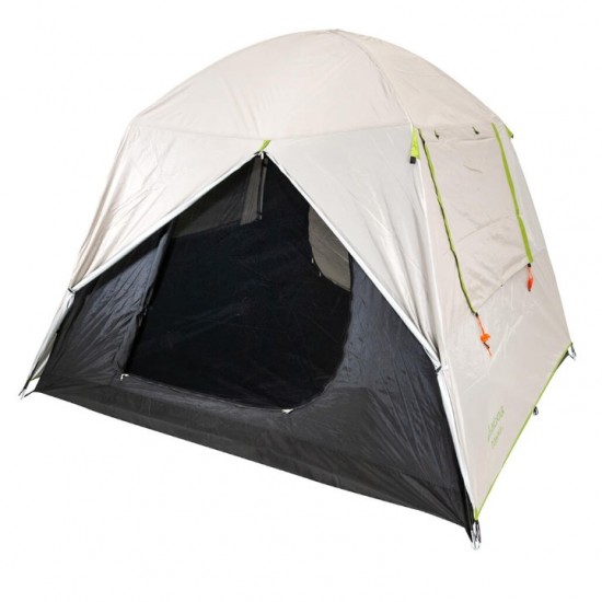 Σκηνή Camping 4 Ατόμων Διπλό Πανί Bigfour Domino 4 - 240x210x180cm Bigfour Domino 4 - Σκηνή Διπλού Πανιού με Τεχνολογία Σκίασης Silver/Black, UV+30 Προστασία & Ύψος 180cm