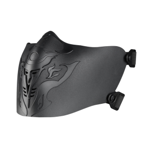 ΜΑΣΚΑ AIRSOFT AMOMAX HALF FACE BLACK ΜΑΣΚΑ AIRSOFT AMOMAX HALF FACE BLACK