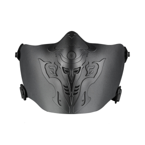 ΜΑΣΚΑ AIRSOFT AMOMAX HALF FACE BLACK ΜΑΣΚΑ AIRSOFT AMOMAX HALF FACE BLACK