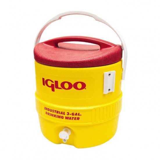 Portable Igloo Industrial Jobsite Thermos, Heavy-Duty Construction, Featuring Ultratherm® Insulation, UV Inhibitors, Press-Fit Lid, and Built-In Faucet