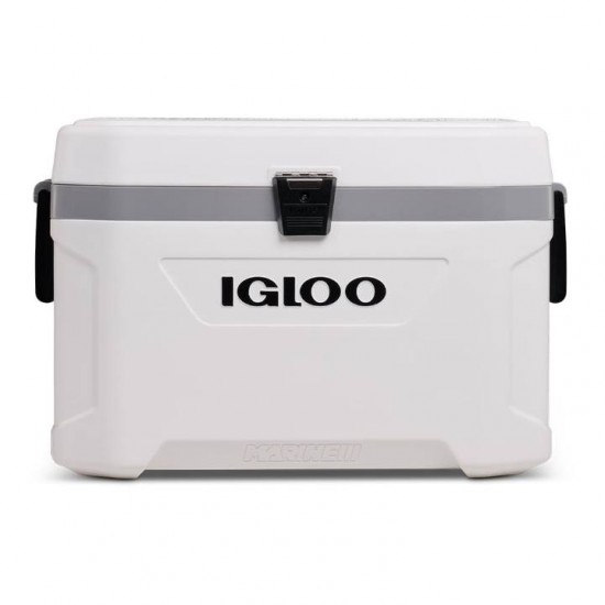 Ψυγείο Igloo Marine Ultra 54 Latitude 54Qt / 51L Φορητό Ψυγείο Igloo 51 Λίτρων με Μόνωση Thermecool, Προστασία UV, Ανοξείδωτους Μεντεσέδες, Χωρητικότητα 76 Κουτιών Ιδανικό για Σκάφος & Camping