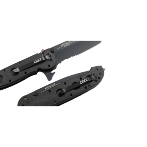 CRKT M16-14 ZLEK TANTO BLACKOUT W/TRIPLE POINT SERRATIONS CRKT M16-14 ZLEK TANTO BLACKOUT W/TRIPLE POINT SERRATIONS