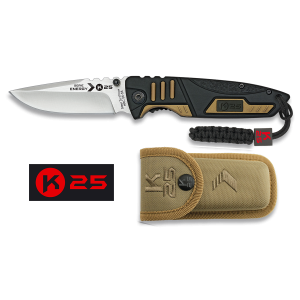POCKET KNIFE K25 ENERGY COYOTE & BLACK