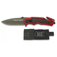 POCKET KNIFE K25 RED & BLACK