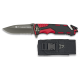K25 TACTICAL POCKET KNIFE RUBBERED ALUMINIUM RED 9.4 CM 19653