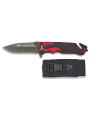 K25 TACTICAL POCKET KNIFE RUBBERED ALUMINIUM RED 9.4 CM 19653