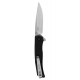 Kershaw Outfield Pocket Knife with Assisted Opening Mechanism, 4Cr14 Drop Point Blade, Stonewashed Finish, and Durable Glass-Filled Nylon Handle