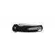 Kershaw Runoff Pocket Knife with Button Lock Mechanism, KVT Ball Bearings, 8Cr13MoV Clip Point Blade, and Satin Finish