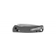 Kershaw Sequence Pocket Knife with DuraLock Locking Mechanism, KVT Ball Bearings, 8Cr13MoV Drop Point Blade, and Stonewashed Finish