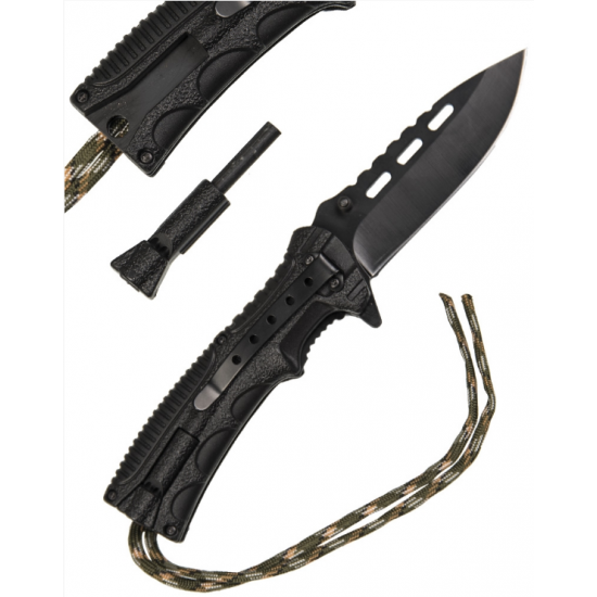 FOLDABLE KNIFE MILTEC FIRE STARTER FOLDABLE KNIFE MILTEC FIRE STARTER
