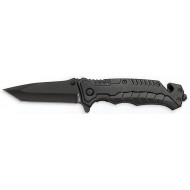 Albainox Black Tactical Folding Knife