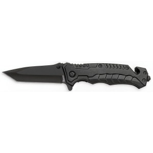 Albainox Black Tactical Folding Knife