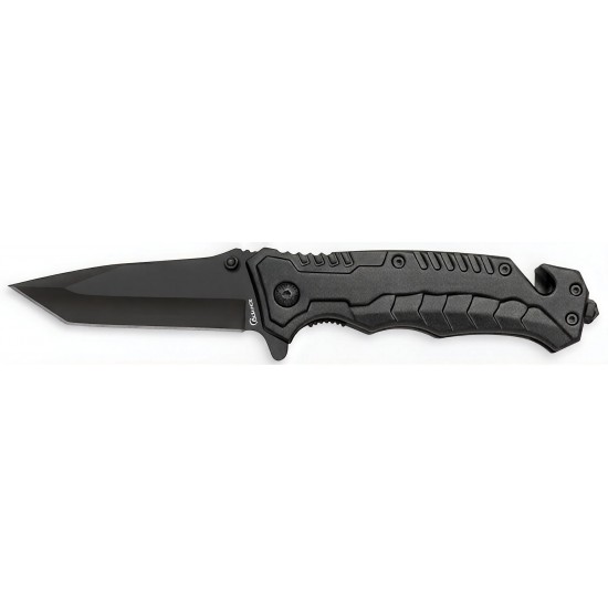 Albainox Black Tactical 25341 – Tanto Folding Knife in Stainless Steel