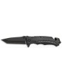 Albainox Black Tactical Folding Knife