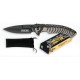 Albainox Rainblack Snake Skeleton – Tactical Folding Knife with Embossed Snake Skeleton Handle