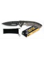 Albainox Rainblack Snake Skeleton Folding Knife 25344