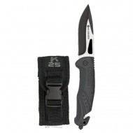 K25 Tactical Black Aluminium Penknife – 25008
