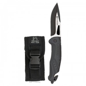 K25 Tactical Black Aluminium Penknife – 25008