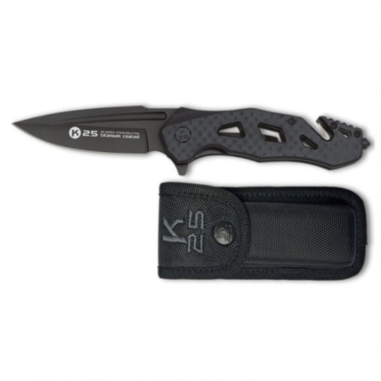 K25 Tactical Carbon Fiber Effect Penknife – 25002