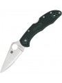 SPYDERCO DELICA 4 LIGHTWEIGHT FRN FLAT GROUND PLAINEDGE KNIFE