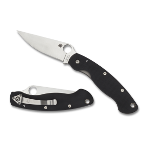 SPYDERCO MILITARY G-10 BLACK SPYDERCO MILITARY G-10 BLACK