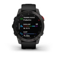 ΡΟΛΟΙ GARMIN EPIX SAPPHIRE TITANIUM CARBON GRAY DLC WITH BLACK