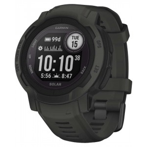 ΡΟΛΟΙ GARMIN INSTINCT 2 SOLAR GRAPHITE SILICONE BAND