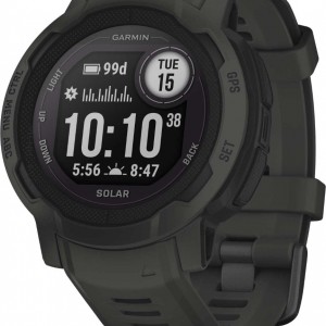 ΡΟΛΟΙ GARMIN INSTINCT 2 SOLAR GRAPHITE SILICONE BAND