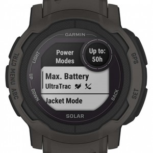 ΡΟΛΟΙ GARMIN INSTINCT 2 SOLAR GRAPHITE SILICONE BAND