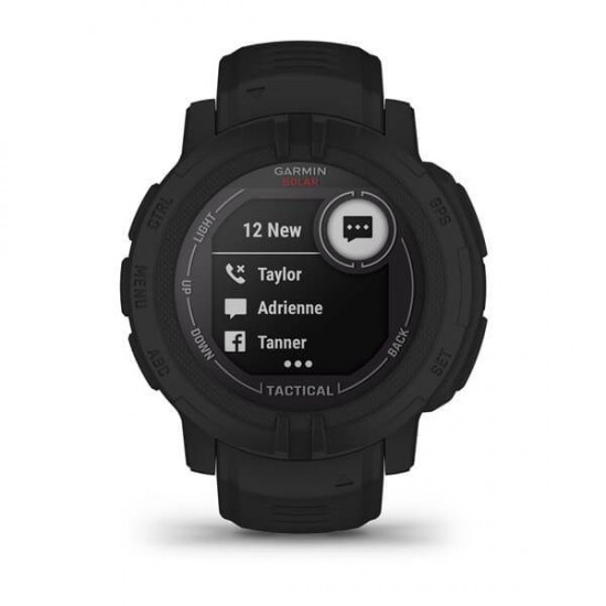 GARMIN INSTINCT 2 SOLAR TACTICAL BLACK SILICONE BAND