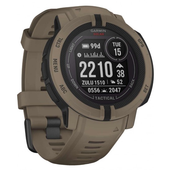 GARMIN INSTINCT 2 SOLAR TACTICAL BLACK SILICONE BAND