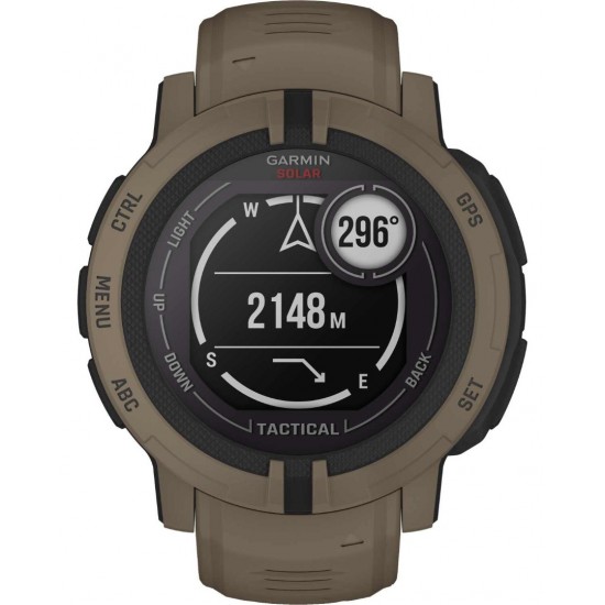 GARMIN INSTINCT 2 SOLAR TACTICAL BLACK SILICONE BAND