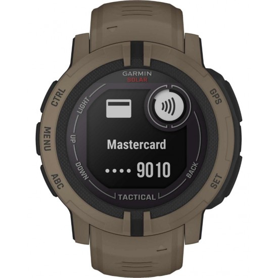 GARMIN INSTINCT 2 SOLAR TACTICAL BLACK SILICONE BAND