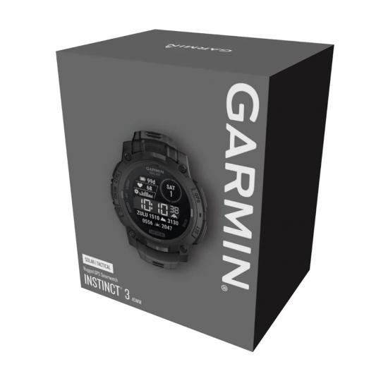 GARMIN INSTINCT 3 SOLAR 45MM TACTICAL BLACK