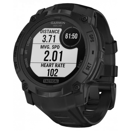 INSTINCT 3 TACTICAL 50MM SOLAR BLACK WITH BLACK SILICONE BAND INSTINCT 3 TACTICAL 50MM SOLAR BLACK WITH BLACK SILICONE BAND