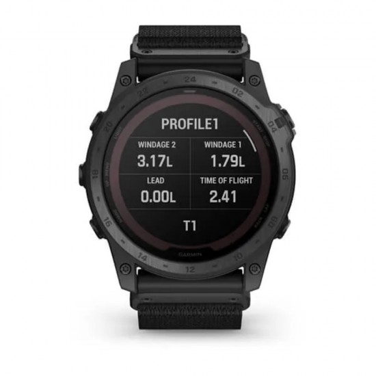 ΡΟΛΟΙ GARMIN TACTIX 7 PRO BALLISTICS EDITION WITH BLACK NYLON BAND