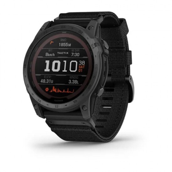 ΡΟΛΟΙ GARMIN TACTIX 7 PRO BALLISTICS EDITION WITH BLACK NYLON BAND