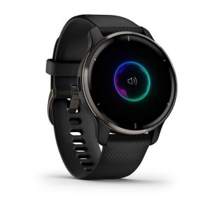 ΡΟΛΟΙ GARMIN VENU 2 PLUS BLACK WITH SLATE BEZEL