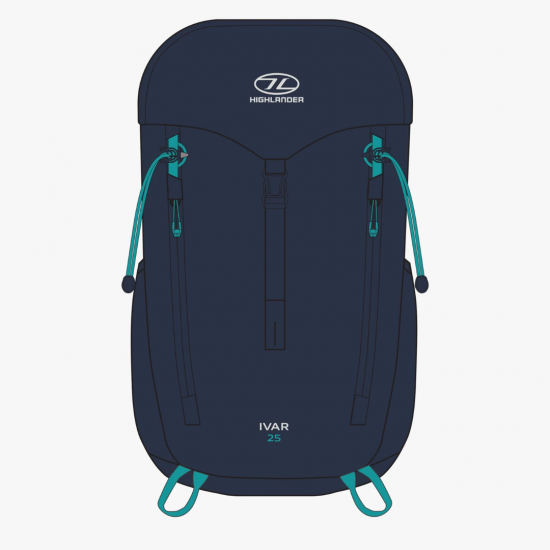 HIGHLANDER IVAR RUCKSACK 25L WOMEN'S BACKPACK