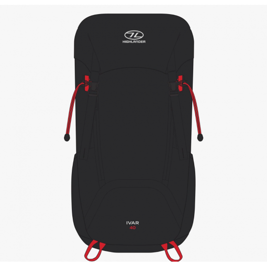 HIGHLANDER IVAR RUCKSACK 40L BACKPACK