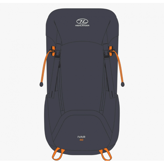 HIGHLANDER IVAR RUCKSACK 40L BACKPACK