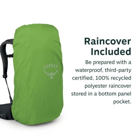 OSPREY Kestrel™ LT 45 – Men’s 45L Backpacking Pack with AirScape™ & Raincover
