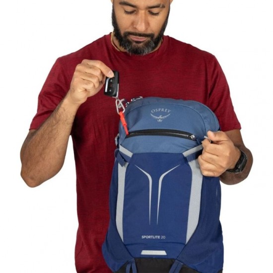 Osprey Sportlite 20 Σακίδιο Πλάτης Πεζοπορίας Ελαφρύ 20L Ελαφρύ σακίδιο πεζοπορίας Osprey Sportlite 20L Unisex. Με σύστημα AirScape™, Atilon framesheet, θήκη υδροδότησης & bluesign® υλικά